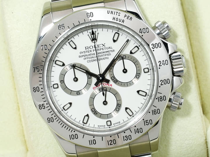 Rolex Daytona Ref. 116520 Stainless Steel Ivory Dial Used ren6ix45
