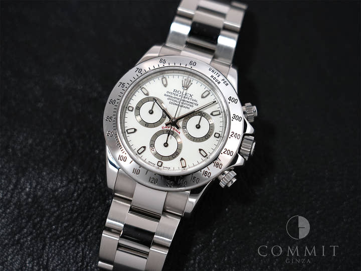 Rolex Daytona Ref. 116520 Stainless Steel Ivory Dial Used ren6ix45