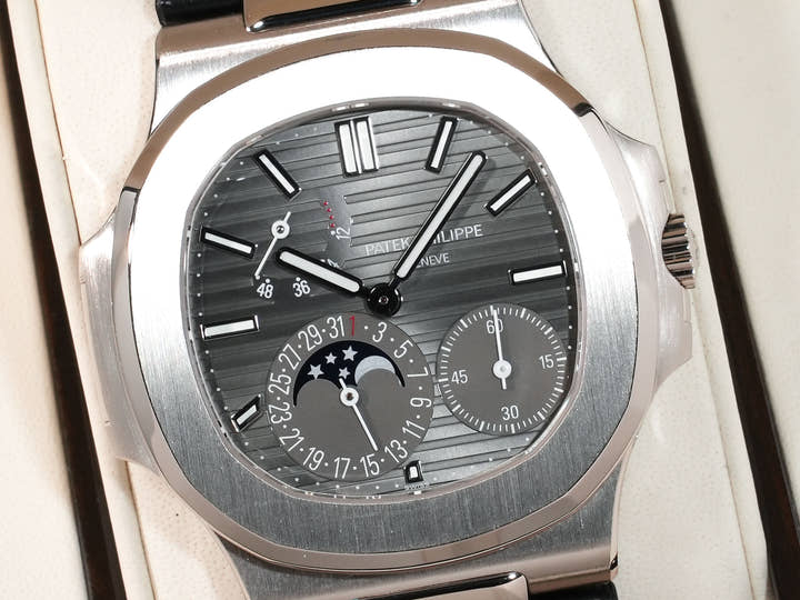 パテックフィリップ ノーチラス プチコンプリケーション Ref.5712G-001 ホワイトゴールド スレート文字盤 美中古 7pgqnxi2