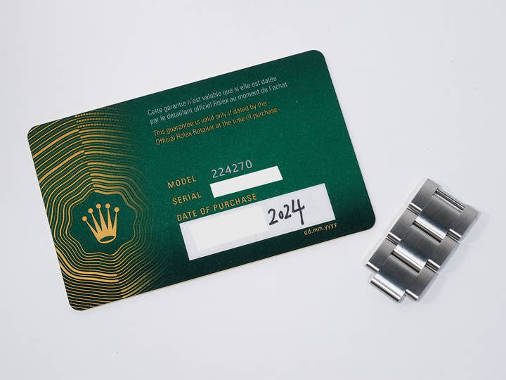 ロレックス エクスプローラー40 Ref.224270 ステンレススチール ブラック文字盤 オイスターブレスレット 美中古 cuci6ost