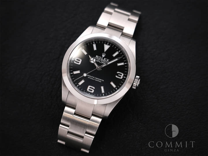 ロレックス エクスプローラー40 Ref.224270 ステンレススチール ブラック文字盤 オイスターブレスレット 美中古 cuci6ost