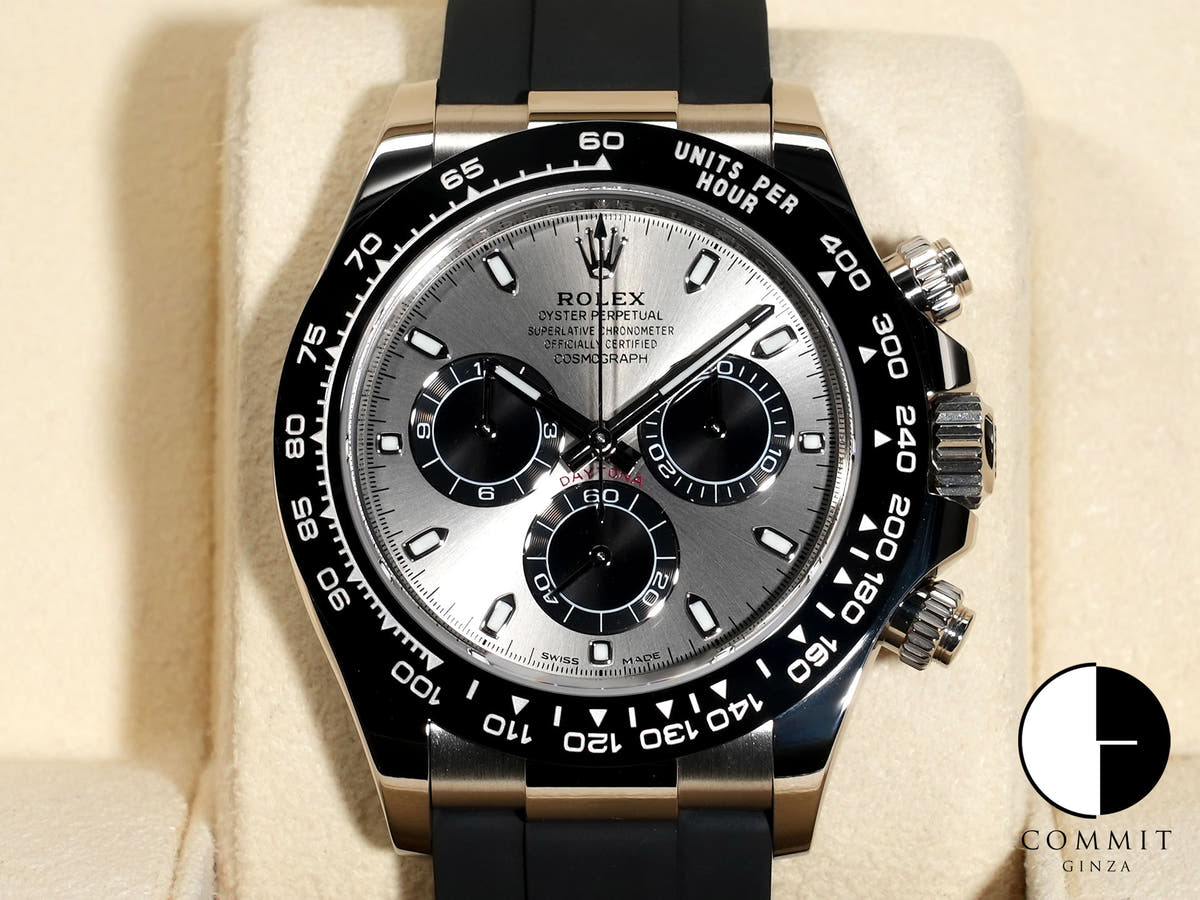 Rolex Daytona Ref. 116519LN White Gold Steel x Black Dial Excellent Condition mvdzeirt