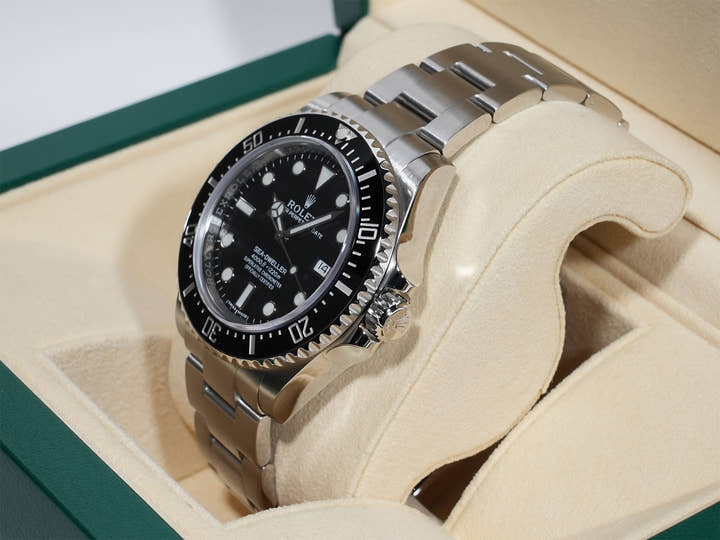 ロレックス シードゥエラー 4000 Ref.116600 ステンレススチール ブラック文字盤 美品 pwyxszng