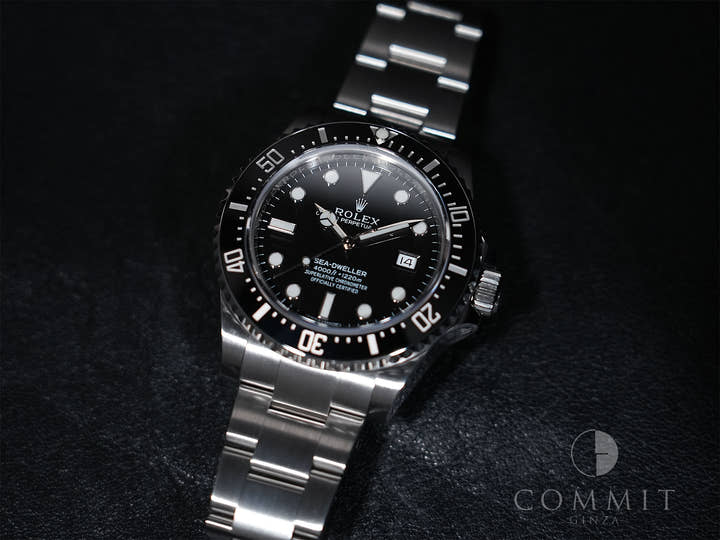 ロレックス シードゥエラー 4000 Ref.116600 ステンレススチール ブラック文字盤 美品 pwyxszng