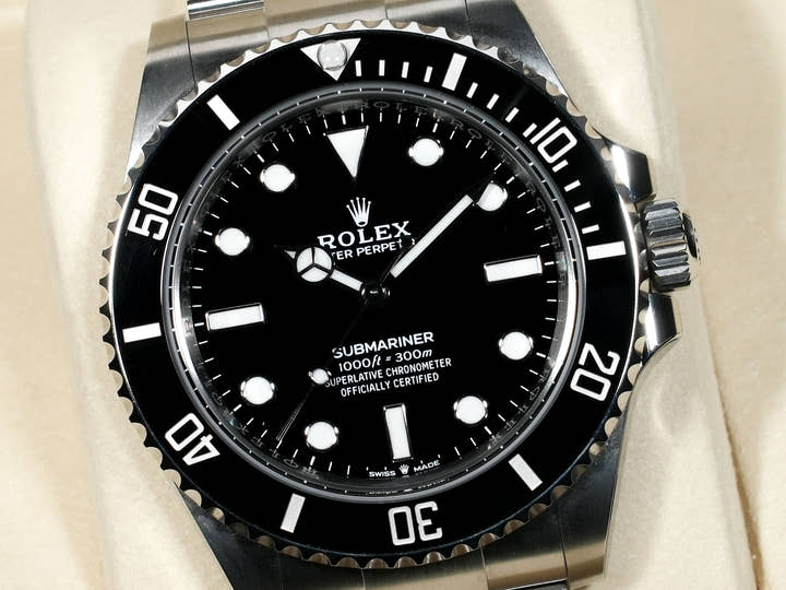 ロレックス サブマリーナー ノンデイト Ref.124060 ステンレススチール ブラック文字盤 未使用 xd5rzefq