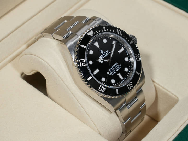 ロレックス サブマリーナー ノンデイト Ref.124060 ステンレススチール ブラック文字盤 未使用 xd5rzefq