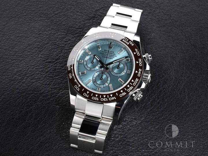 ロレックス デイトナ Ref.116506A プラチナ アイスブルー文字盤 美品 8s37h83g