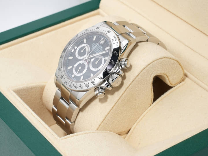 ロレックス デイトナ Ref.116520 ステンレススチール ブラック文字盤 美品 kuc3zc42