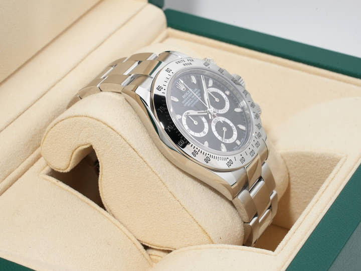 ロレックス デイトナ Ref.116520 ステンレススチール ブラック文字盤 美品 kuc3zc42