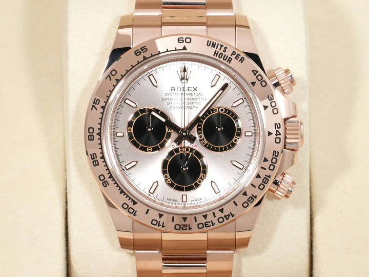 ロレックス デイトナ Ref.126505 エバーローズゴールド サンダストxブライトブラック文字盤 未使用 x47krqut