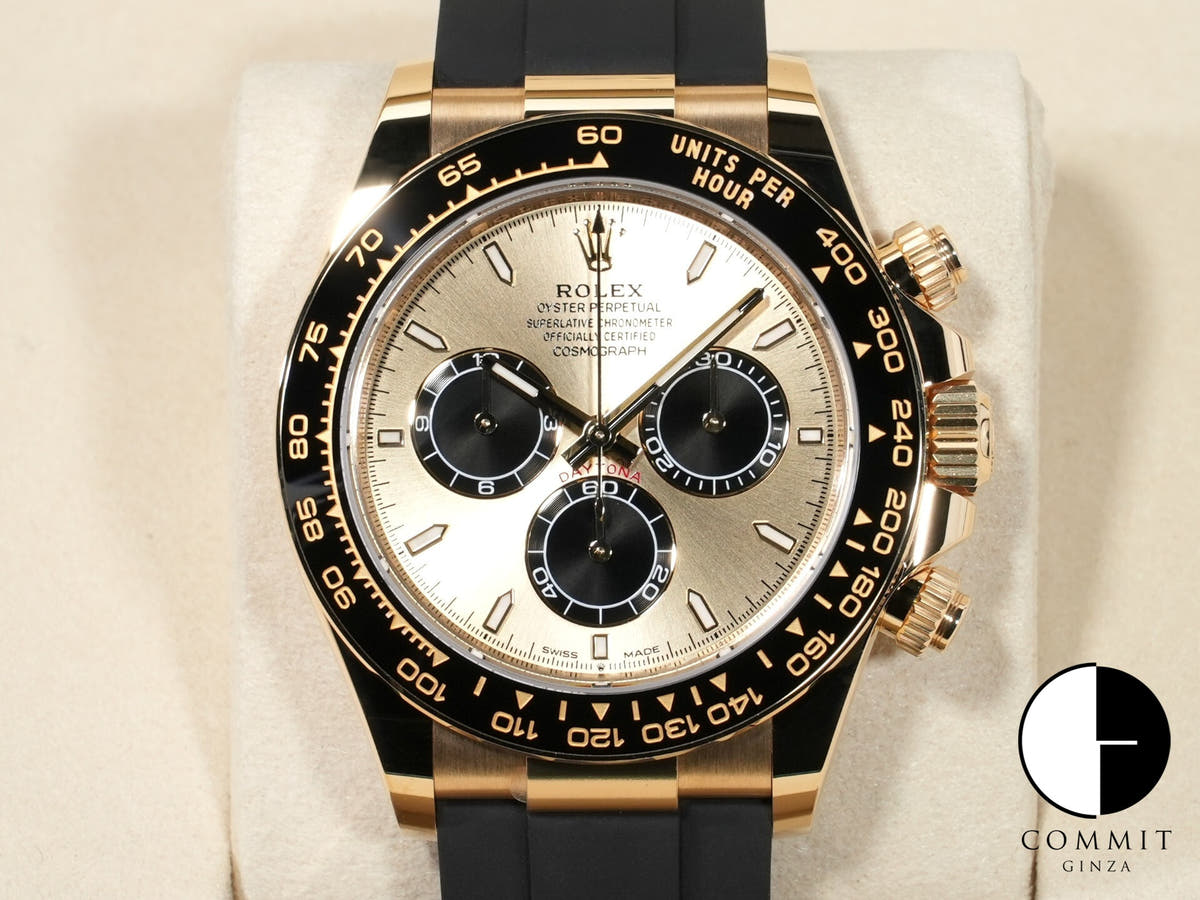 ロレックス デイトナ Ref.126518LN イエローゴールド ゴールデンxブライトブラック文字盤 未使用 8m5idi3p