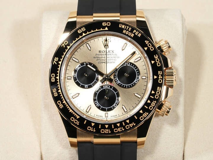 ロレックス デイトナ Ref.126518LN イエローゴールド ゴールデンxブライトブラック文字盤 未使用 8m5idi3p