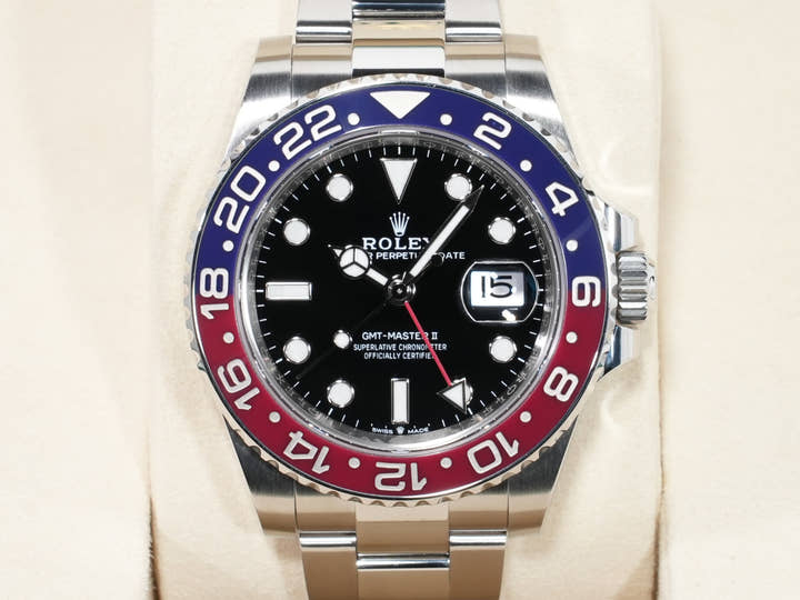 Rolex GMT-Master II Ref. 126710BLRO Stainless Steel Black Dial Oyster Bracelet Excellent Used Condition xk2arpww