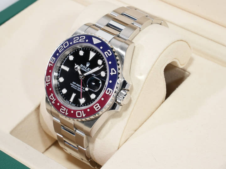 Rolex GMT-Master II Ref. 126710BLRO Stainless Steel Black Dial Oyster Bracelet Excellent Used Condition xk2arpww