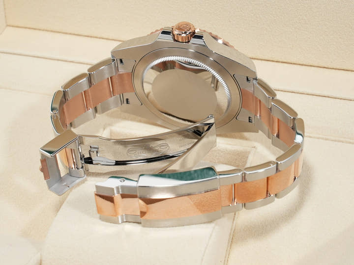 Rolex GMT-Master II Ref. 126711CHNR Stainless Steel/Everose Gold Black Dial Oyster Bracelet Unused qajwy9cd