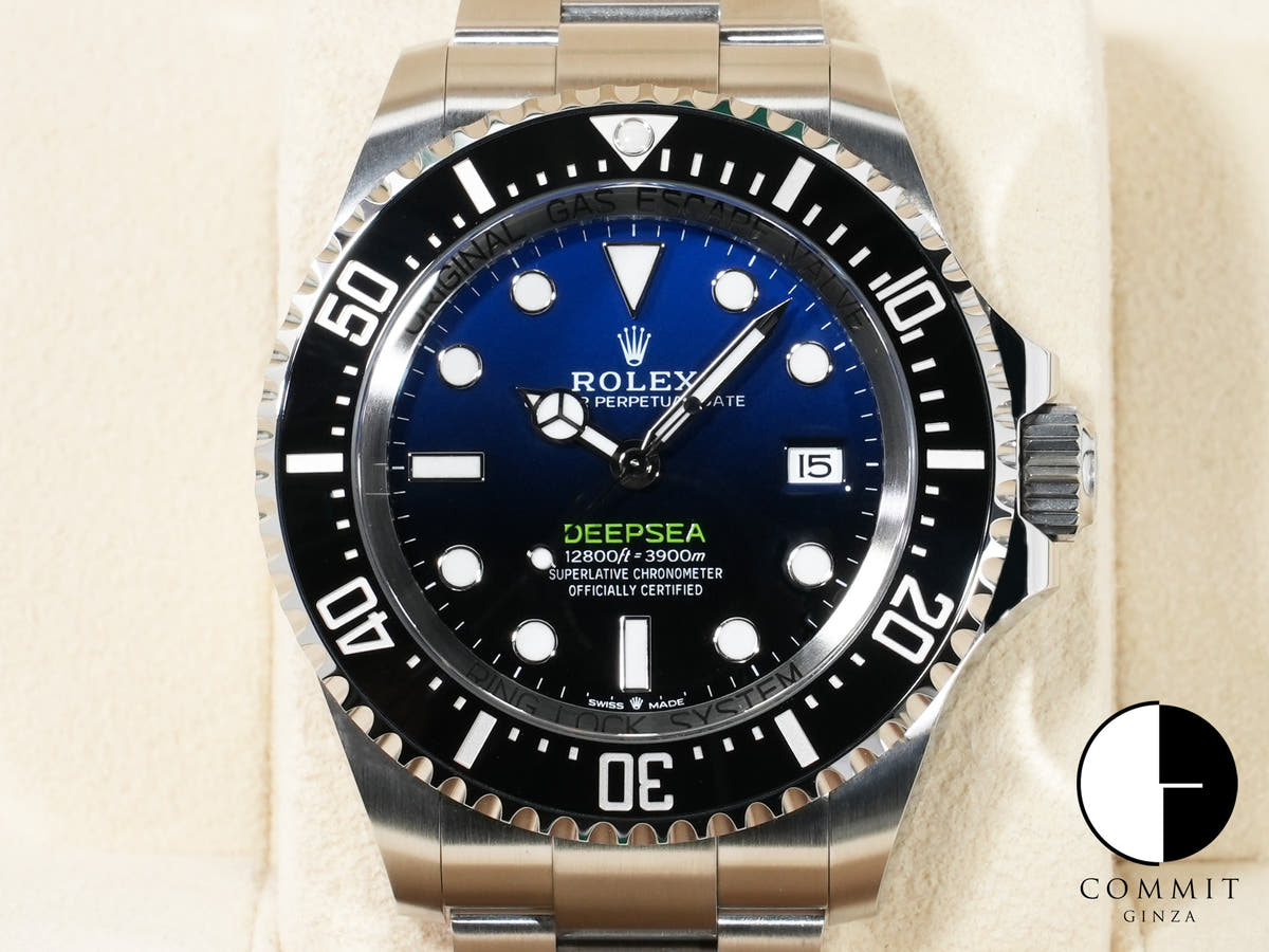 ロレックス シードゥエラー ディープシー Ref.136660 ステンレススチール D-BLUE文字盤 未使用 35g9xvxz