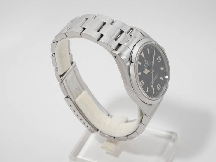ロレックス エクスプローラーI Ref.14270 ステンレススチール ブラック文字盤 オイスターブレスレット 中古 amnwqum2