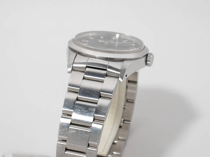 ロレックス エクスプローラーI Ref.14270 ステンレススチール ブラック文字盤 オイスターブレスレット 中古 amnwqum2