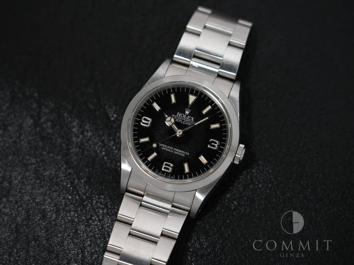 ロレックス エクスプローラーI Ref.14270 ステンレススチール ブラック文字盤 オイスターブレスレット 中古 amnwqum2