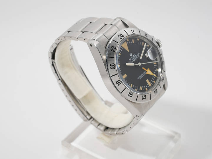 ロレックス エクスプローラーII Ref.1655 ステンレススチール ブラック文字盤 オイスターブレスレット 中古 vxqr6ybc