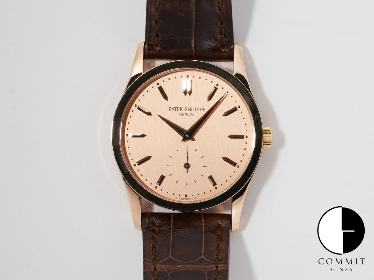パテックフィリップ カラトラバ Ref.3796R-001 ローズゴールド ローズ文字盤 中古 c6w78pbs