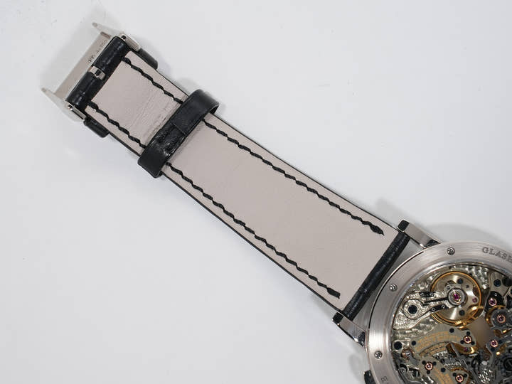 A.ランゲ&ゾーネ 1815 クロノグラフ Ref.414.028 ホワイトゴールド ブラック文字盤 中古 f8r5od9f