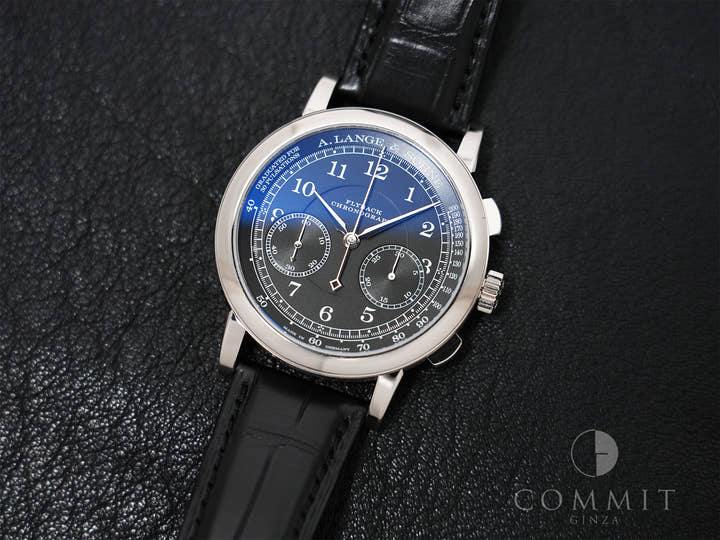 A.ランゲ&ゾーネ 1815 クロノグラフ Ref.414.028 ホワイトゴールド ブラック文字盤 中古 f8r5od9f