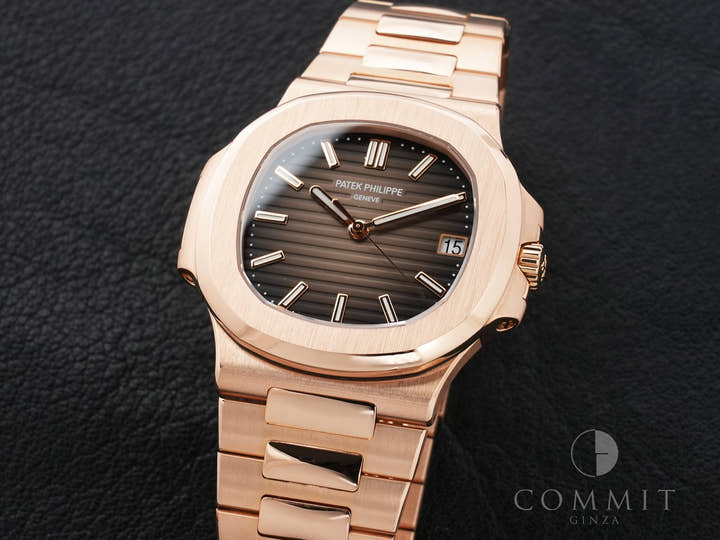 パテックフィリップ ノーチラス Ref.5711/1R-001 ローズゴールド ブラウン・ブラック・グラデーション文字盤 美中古 8tyohqek