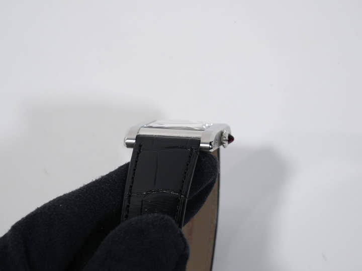 カルティエ タンク ノルマル Ref.WGTA0109 プラチナ シルバー文字盤 美品 5d7xohq9