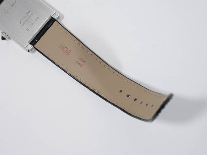 カルティエ タンク ノルマル Ref.WGTA0109 プラチナ シルバー文字盤 美品 5d7xohq9