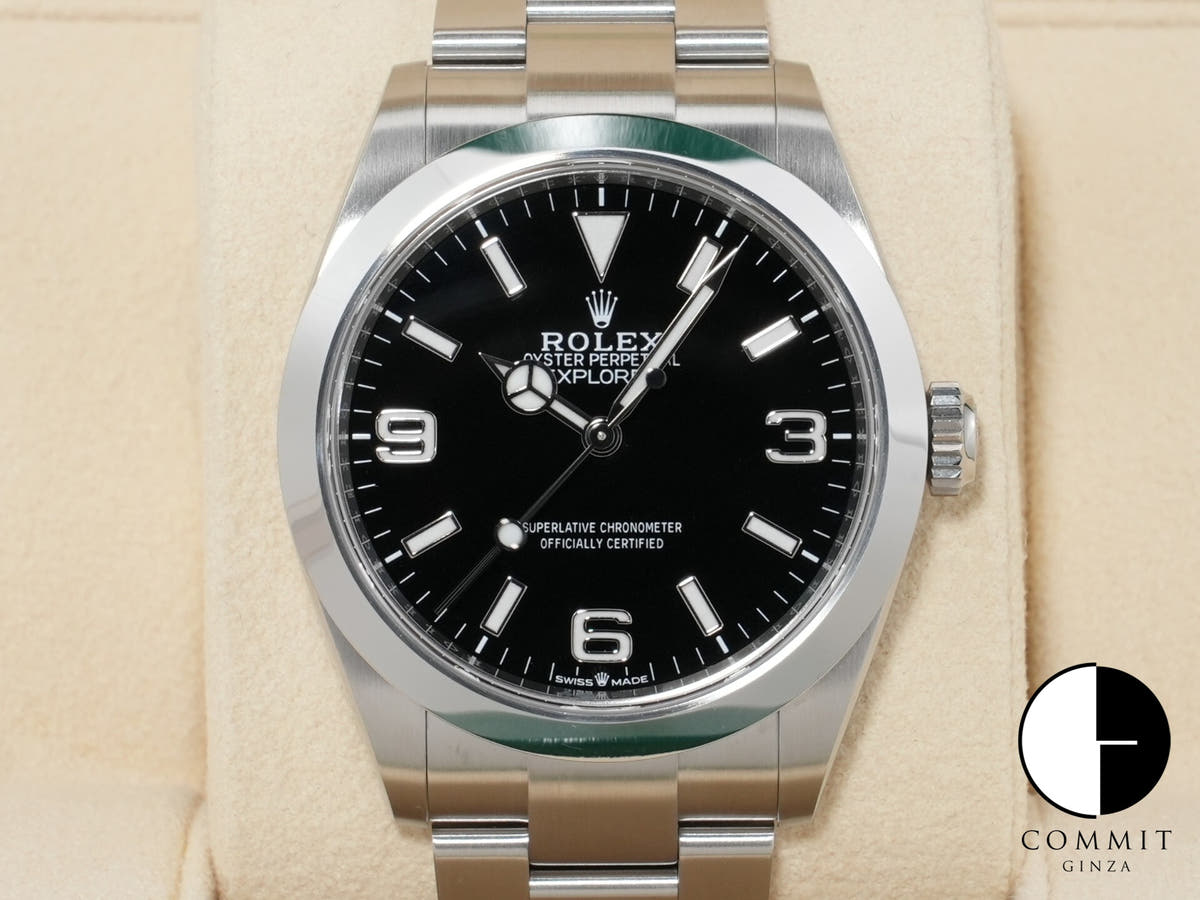 ロレックス エクスプローラー40 Ref.224270 ステンレススチール ブラック文字盤 オイスターブレスレット 美品 9xqh548n