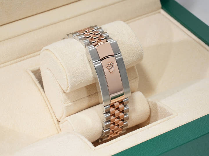 ロレックス デイトジャスト36 Ref.126231 ステンレススチール/エバーローズゴールド チョコレート文字盤 ジュビリーブレスレット 美品 5jg5n3vs