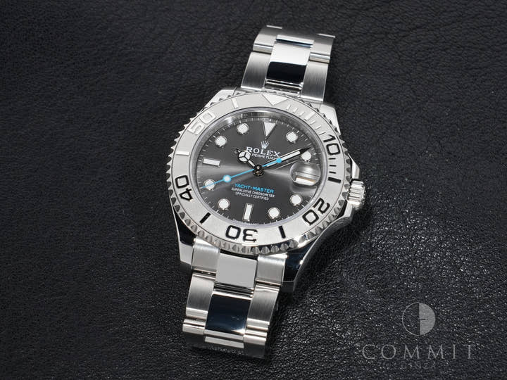 ロレックス ヨットマスター37 Ref.268622 ステンレススチール/プラチナ スレート文字盤 美品 5auyp9rf