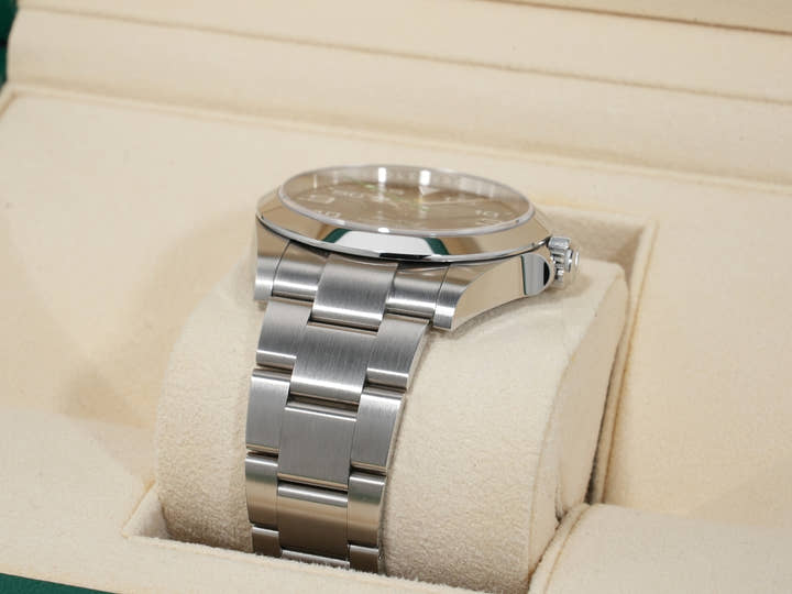 ロレックス エアキング Ref.126900 ステンレススチール ブラック文字盤 オイスターブレスレット 美中古 gsfcg3ke