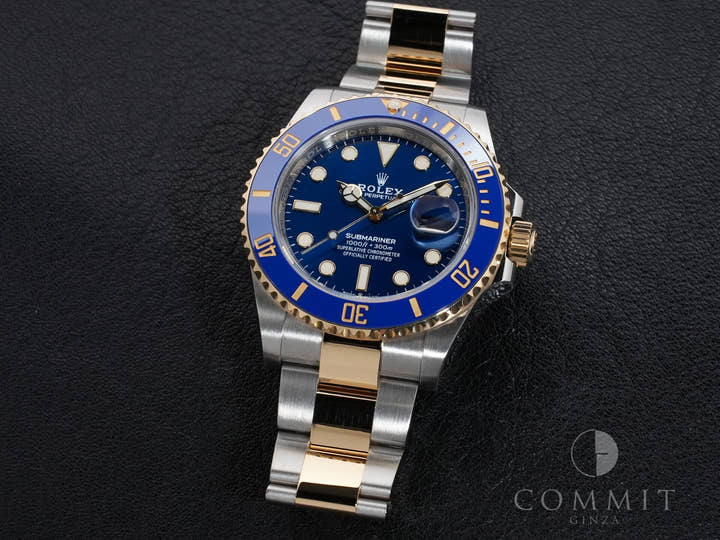 ロレックス サブマリーナー デイト Ref.126613LB ステンレススチール/イエローゴールド ブルー文字盤 美中古 cutwv72o