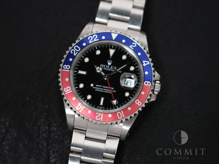 Rolex GMT Master Ref. 16700 Stainless Steel Black Dial Oyster Bracelet Used z9nntx2q