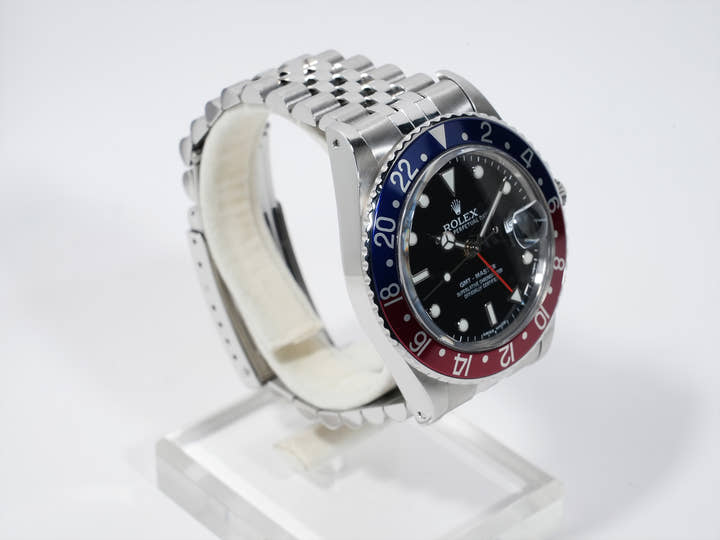 Rolex GMT Master Ref. 16750 Stainless Steel Black Dial Jubilee Bracelet Pre-owned br8bkixe
