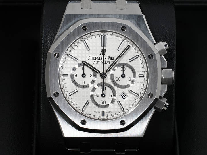 オーデマピゲ ロイヤルオーク クロノグラフ Ref.26320ST.OO.1220ST.02 ステンレススチール シルバー文字盤 中古 3fv9vqmm