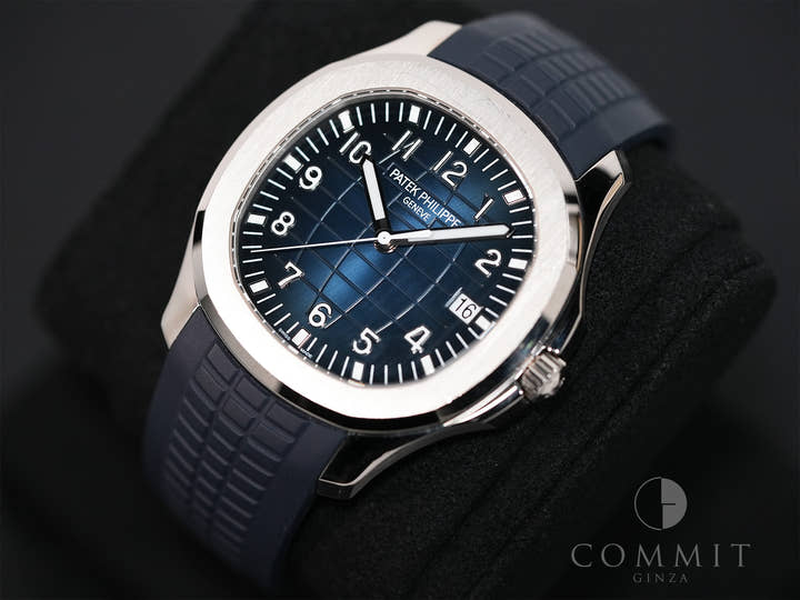 パテックフィリップ アクアノート Ref.5168G-001 ホワイトゴールド ミッドナイトブルー文字盤 中古 raewsqut