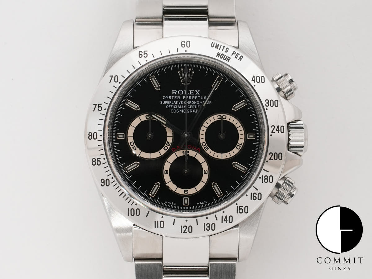 ロレックス デイトナ エルプリメロ Ref.16520 ステンレススチール ブラック文字盤 中古 pfsij37g