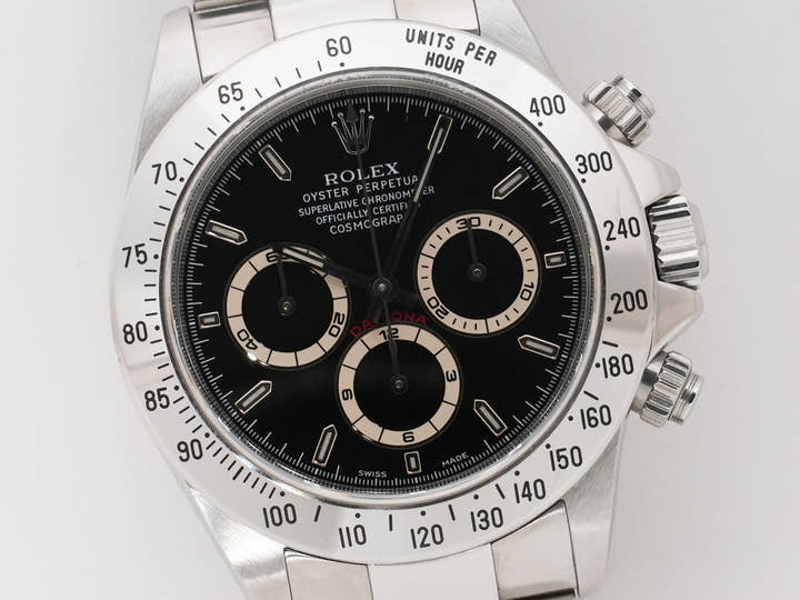 ロレックス デイトナ エルプリメロ Ref.16520 ステンレススチール ブラック文字盤 中古 pfsij37g