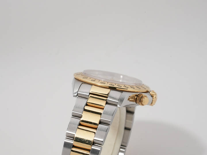 Rolex Daytona El Primero Ref. 16523 Stainless Steel/Yellow Gold White Dial Used mp5a6xxp