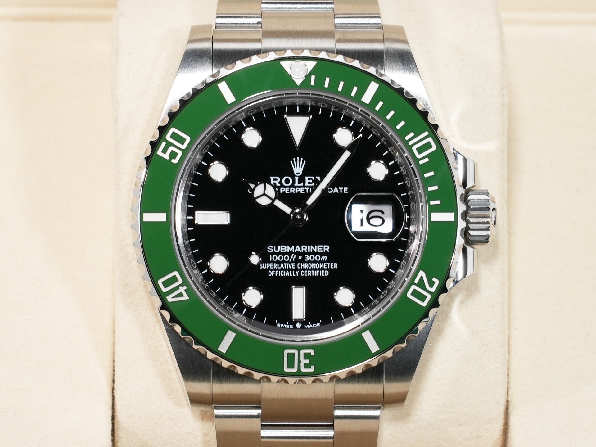 Rolex Submariner Date Ref. 126610LV Stainless Steel Black Dial Unused 724f39ap