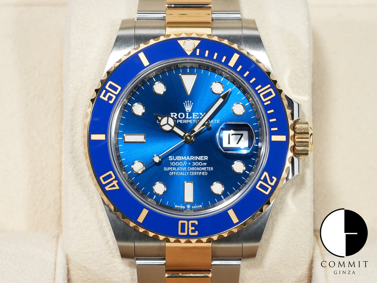 ロレックス サブマリーナー デイト Ref.126613LB ステンレススチール/イエローゴールド ブルー文字盤 未使用 okppgqt6