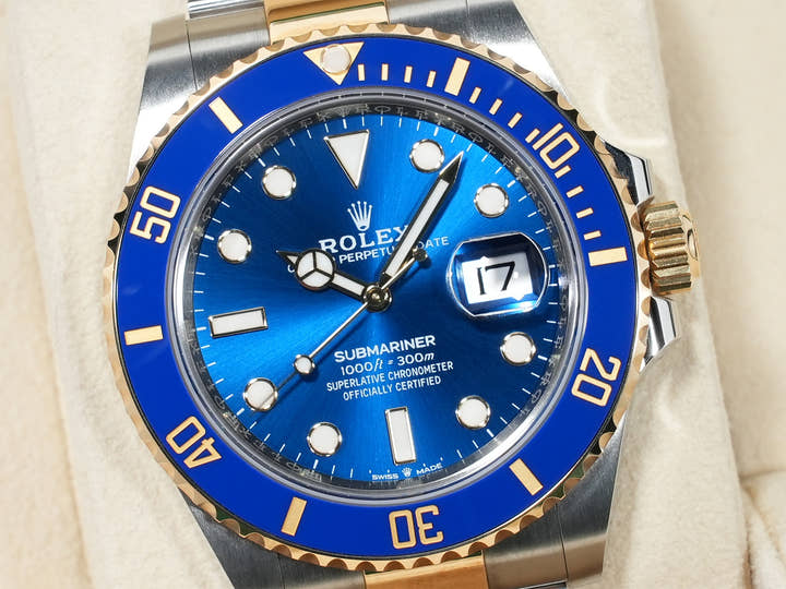 ロレックス サブマリーナー デイト Ref.126613LB ステンレススチール/イエローゴールド ブルー文字盤 未使用 okppgqt6