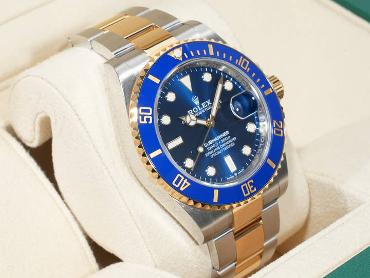 ロレックス サブマリーナー デイト Ref.126613LB ステンレススチール/イエローゴールド ブルー文字盤 未使用 okppgqt6