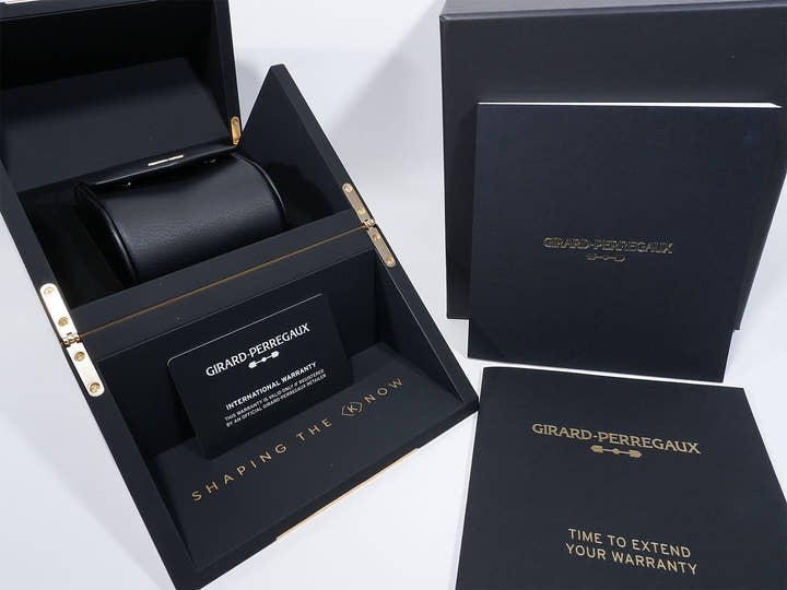 ジラールペルゴ ロレアート アブソルート ライト & シェード Ref.81071-43-2022-1CX サファイア & チタン スケルトン文字盤 美品 285qxvjm