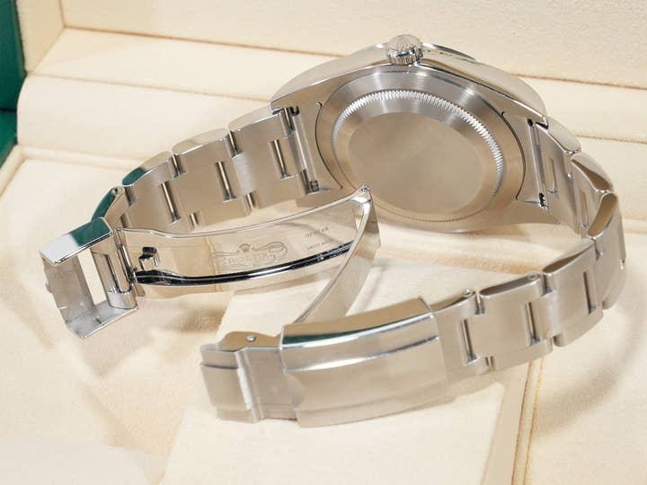 ロレックス エクスプローラーI Ref.214270 ステンレススチール ブラック文字盤 オイスターブレスレット 中古 t7d9bbrx