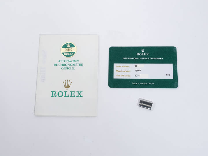 Rolex Submariner Date Ref. 16800 Stainless Steel Black Dial Used o8fye3hu