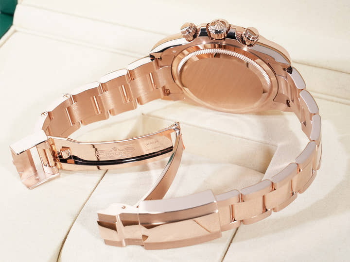 ロレックス デイトナ Ref.126505 エバーローズゴールド サンダストxブライトブラック文字盤 未使用 tyovsp46